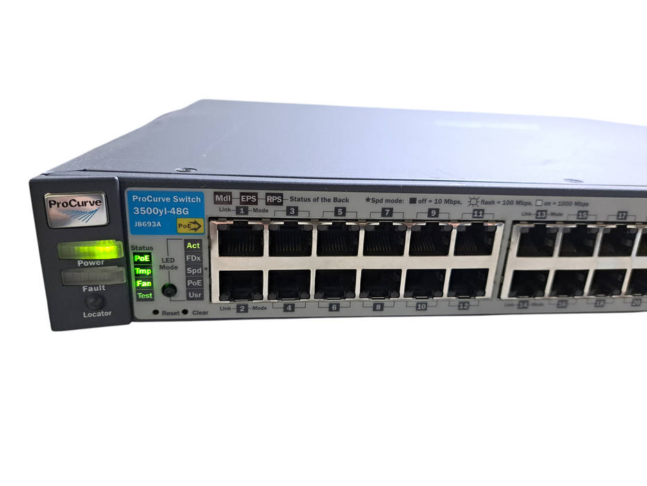 HP ProCurve 3500yl-48G J8693A | 48-Port Gigabit PoE Network Switch