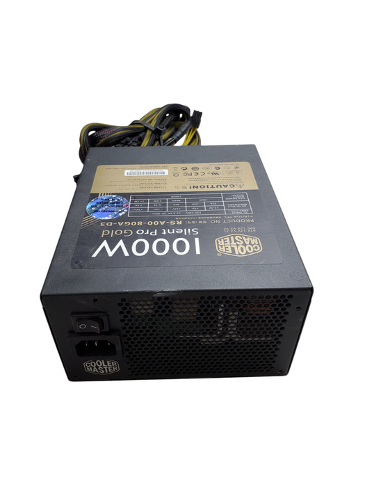 Cooler Master Silent Pro Gold 1000W (RS-A00-80GA-D3) Desktop Power Supply