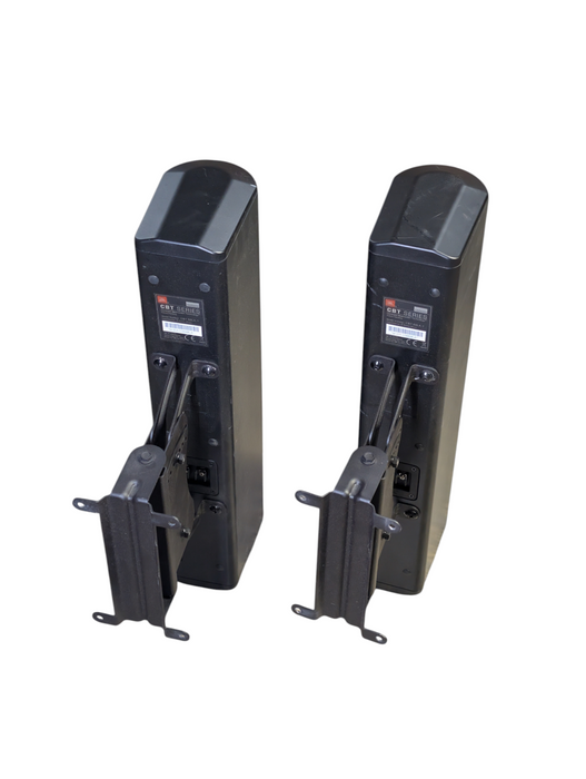 JBL CBT 50LA-1 Column Array Speakers with Wall Brackets