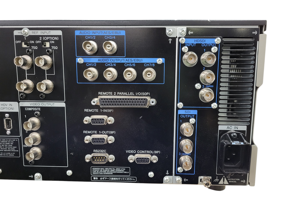 Sony HDW-D1800 Betacam Video Recorder HDCAM Black/Gray READ