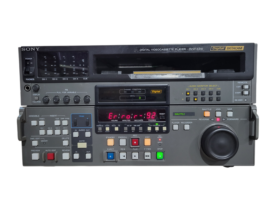 Sony DVW-510 Digital Betacam Digibeta Player READ