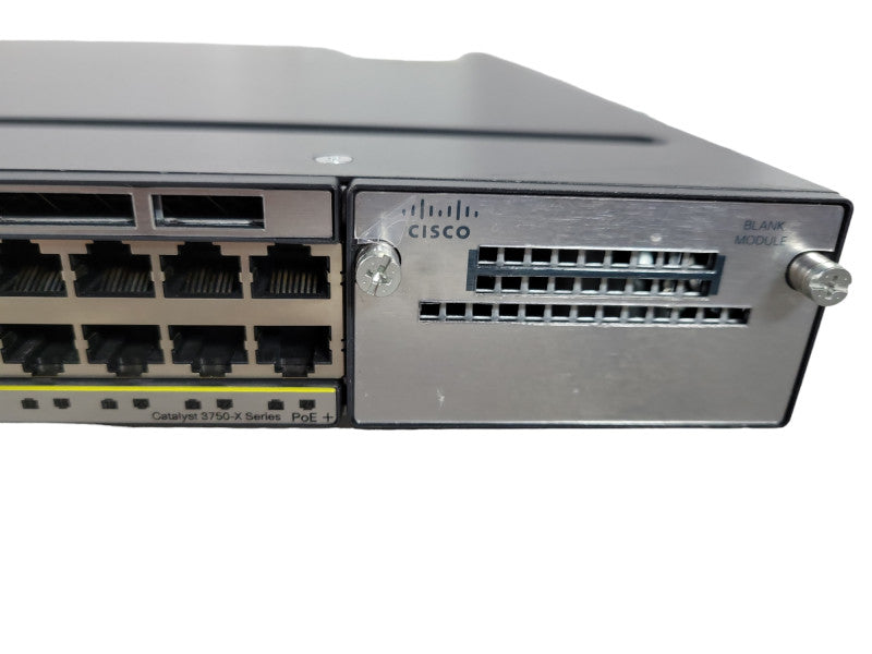 CISCO Ws-C3750x-24P-E Vo4 24 Ports POE+ Network Switch ws-c3750x-24p-e !