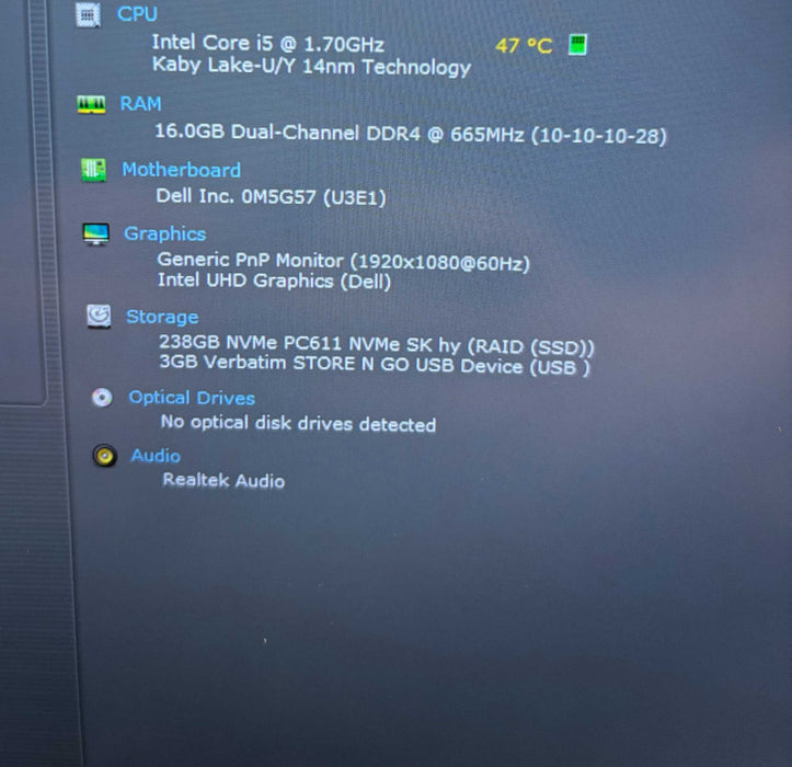 Dell Latitude 7410 i5-10310U@16GB 256SSD BIOs Locked READ!  Lap200