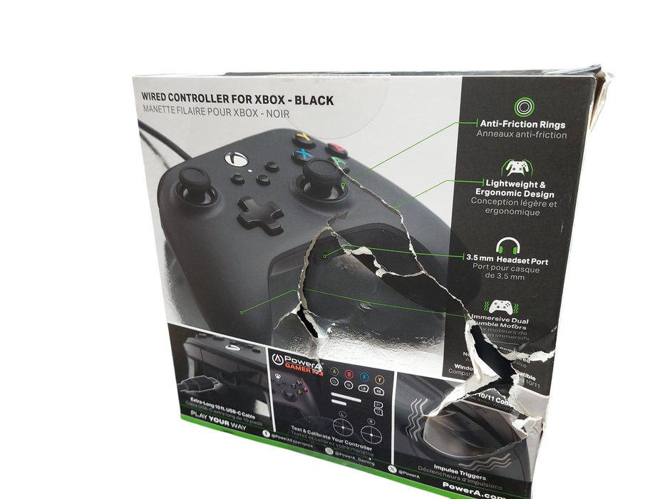Power A Xbox Wired Controller Black Model: XBGPOPWI