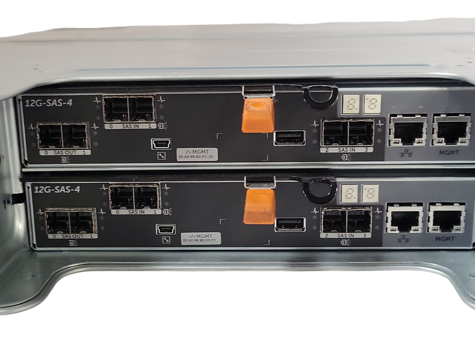 Dell PowerVault MD3400 Storage Array 12x 3.5" SAS HDD Bay 2x 12G-SAS-4 2xPSU