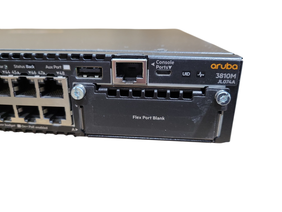 HP Aruba 3810M JL074A 48-Port PoE+ Managed Switch