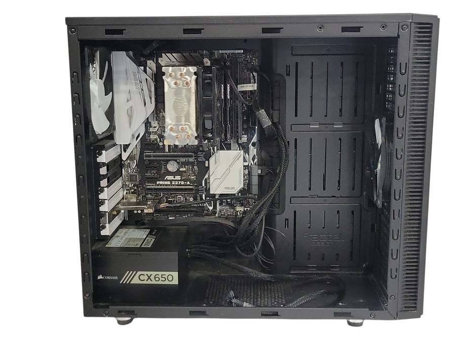 Custom/Asus Tower PC, Core I7-7700 3.60GHz 32GB DDR4, 256GB SSD+1TB HDD 650W PSU