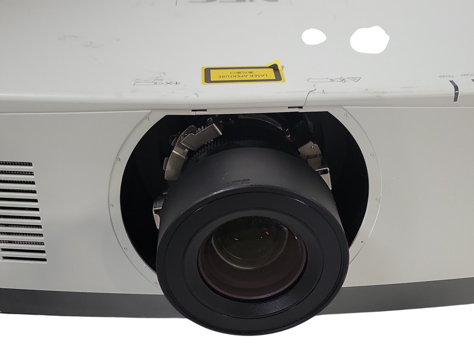 NEC NP-PA653UL 6500-Lumen Laser Projector 1261 Light hours, tested to power on