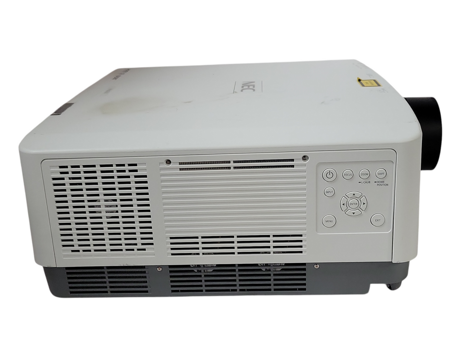 NEC NP-PA653UL 6500-Lumen Laser Projector 1261 Light hours, tested to power on