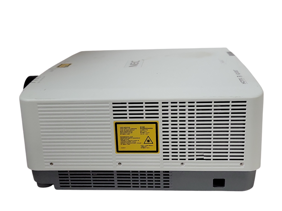 NEC NP-PA653UL 6500-Lumen Laser Projector 1261 Light hours, tested to power on