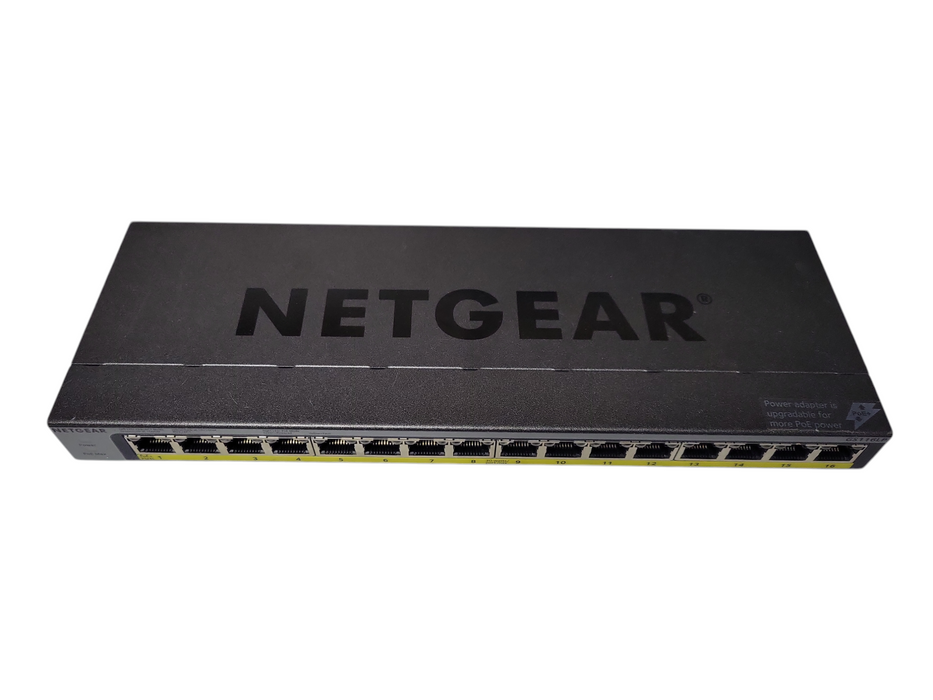 NETGEAR Gigabit 16-Port PoE/PoE+ Gigabit Ethernet Unmanaged Switch GS116LP