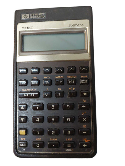 Vintage HP hewlett Packard Business Calculator Model: 17B-II =