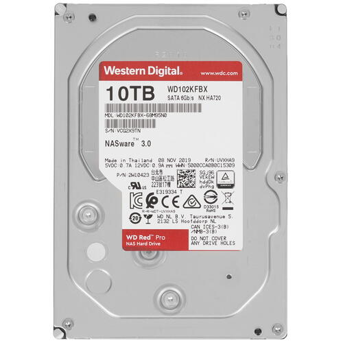 WD RED PRO WD102KFBX-68M95N0 P/N: 2W10423 Western Digital 10TB 100% Health