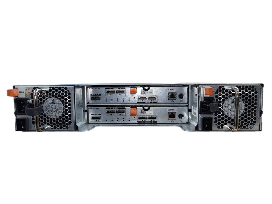 Dell PowerVault MD3200 12x3.5" Storage Array 1x MD32 0N98MP, 2x 600W PSU
