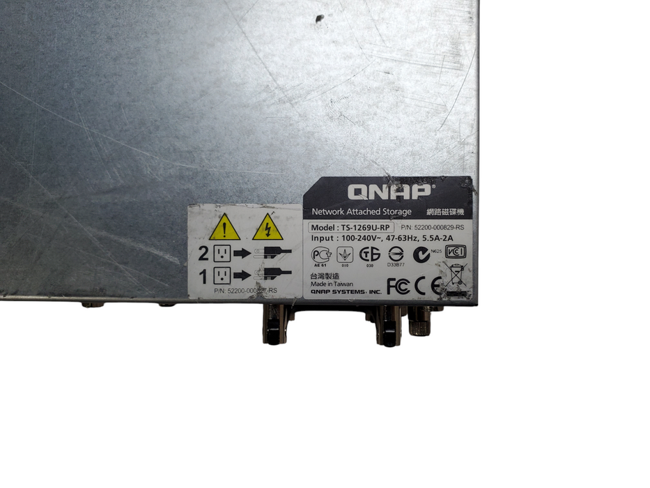 QNAP TS-1269U-RP 12 BAY 6x2TB HDD