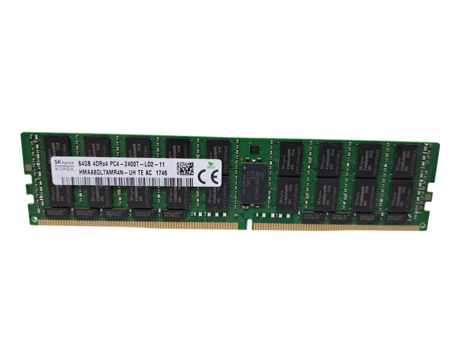 SK Hynix 64GB 4DRx4 PC4-2400T-LD2-11 DDR4 LRDIMM Server Memory HMAA8GL7AMR4N-UH