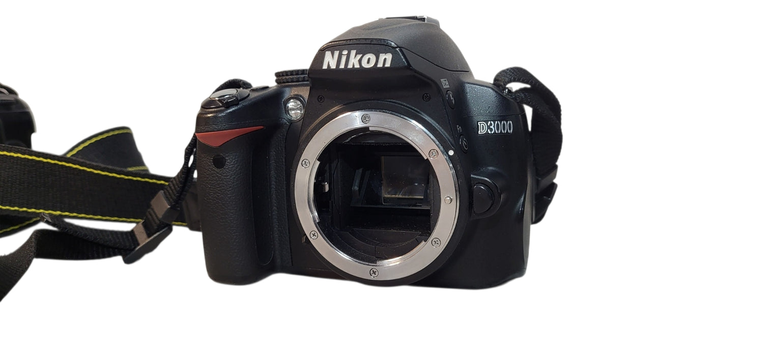 Nikon D3000 10MP APS-C DSLR, Camera | No Battery/Lens