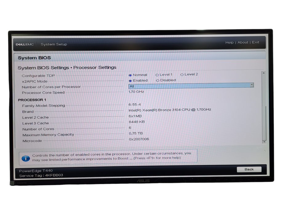 Dell PowerEdge T440 - 1x Xeon Bronze 3104, 16GB DDR4, H730P - No HDD