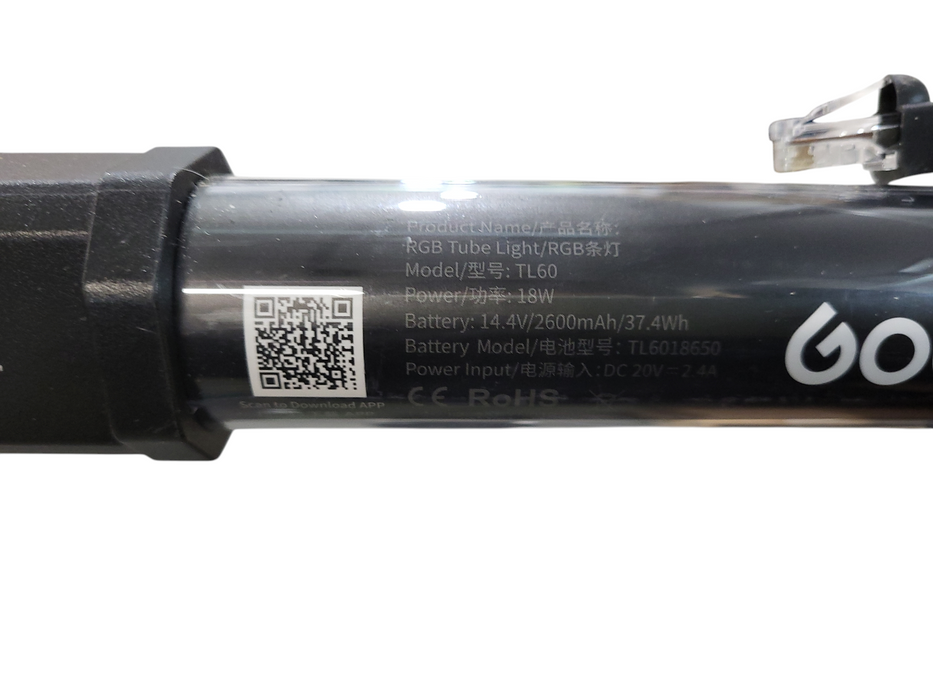 Godox TL60 - RGB LED Tube Light - 30in No AC