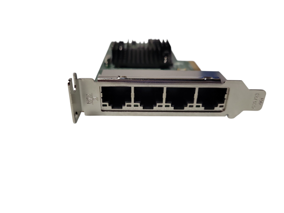 Dell Intel I350-T4 4x 1GbE RJ45 PCIe Adapter Card 9YD6K T34F4 LP