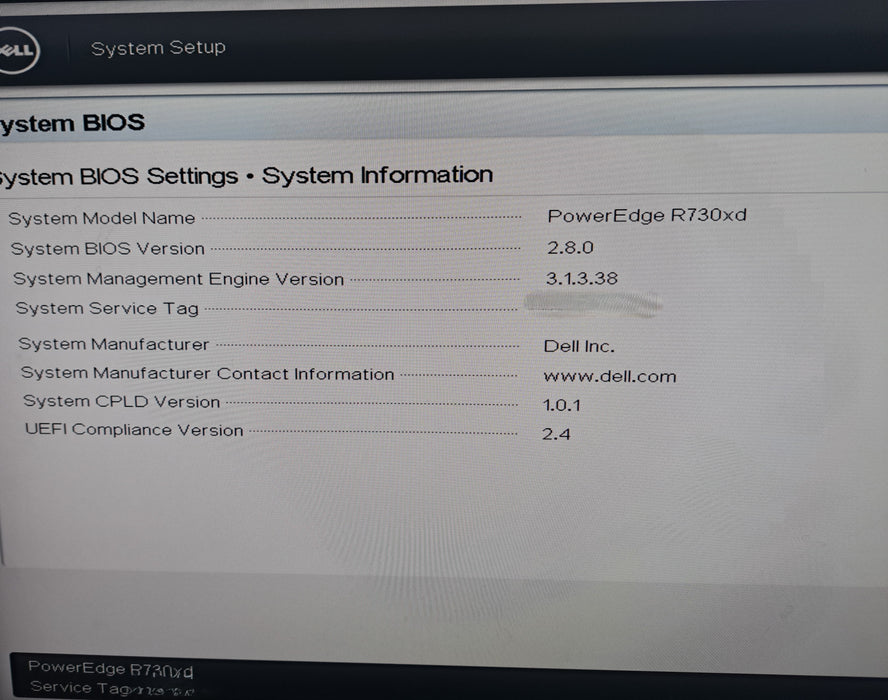 Dell PowerEdge R730xd 24x 2.5" | 1x Xeon E5-2667 v3, 32GB DDR4, H730P | 2x 750W