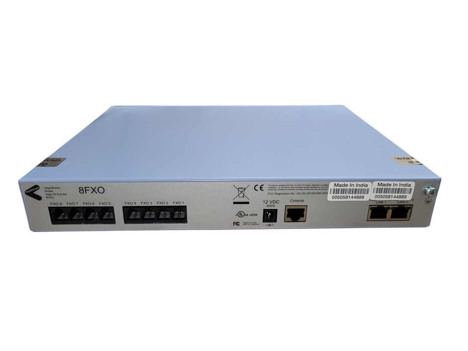 VegaStream Vega 50 Europa IP Telephony Gateway 8FXO Open box