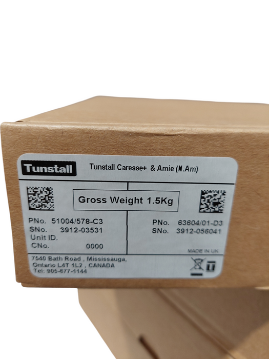 Tunstall Caresse & Amie PN: 51004/578-C3 Personal Alarm System For Falling