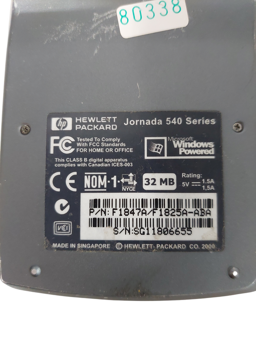 Hewlett Packard Pocket PC Jornada 540 Series