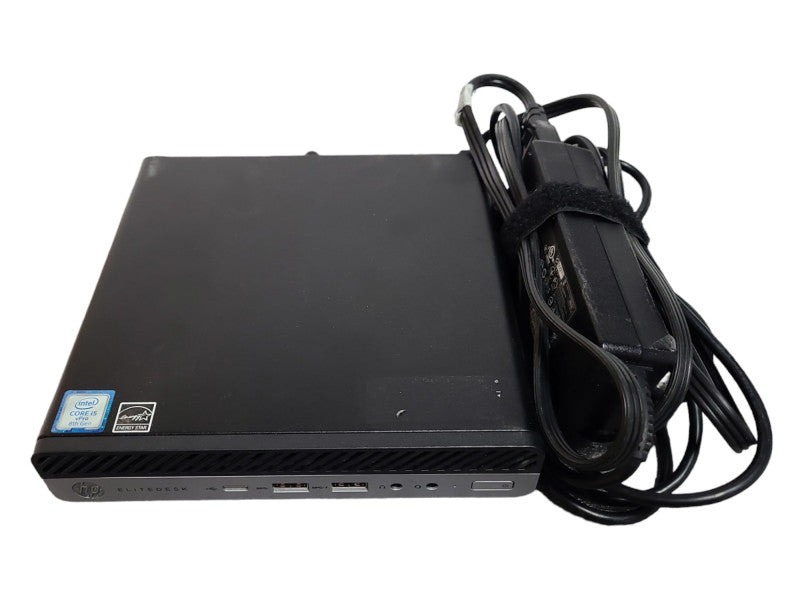 HP EliteDesk 800 G4 DM, i5-8500T 2.10GHz, 8GB RAM, 256GB Nvme, w/ PWR