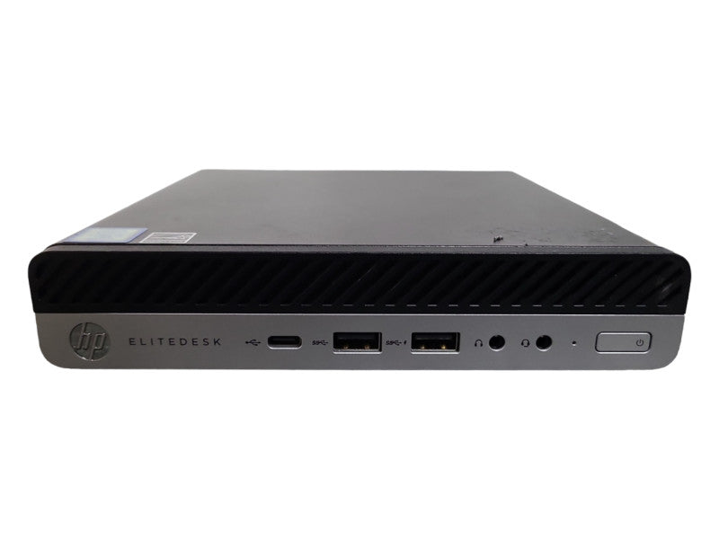 HP EliteDesk 800 G4 DM, i5-8500T 2.10GHz, 8GB RAM, 256GB Nvme, w/ PWR