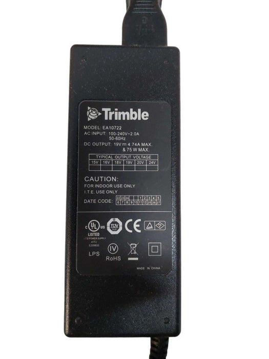 Trimble Charger Dual Battery Input PN: 109000 w Trimble Adaptor  =