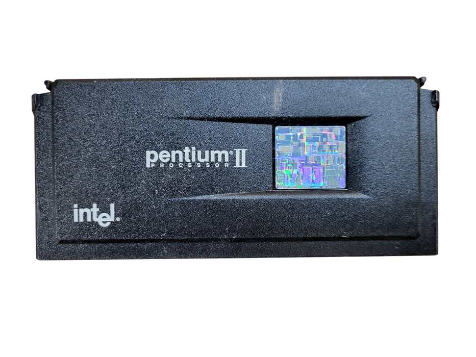 Vintage Intel SL2U3 Pentium 2 Processor CPU with MMX Technology, Heatsink