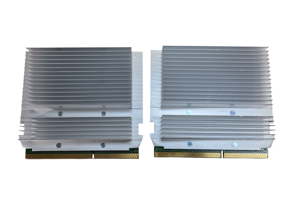 Lot of 2x Vintage Intel Pentium III Processor with Heat Sink SL3H7