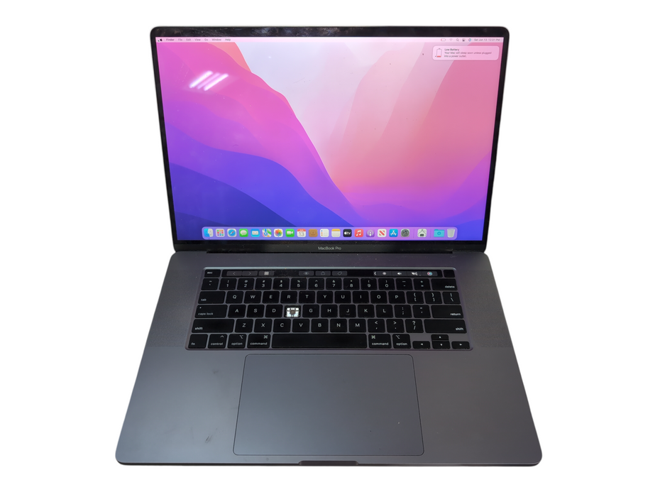 Apple Macbook Pro 2019 A2141, I7-9750H 2.60GHz, 32GB DDR4, 1TB Storage, READ