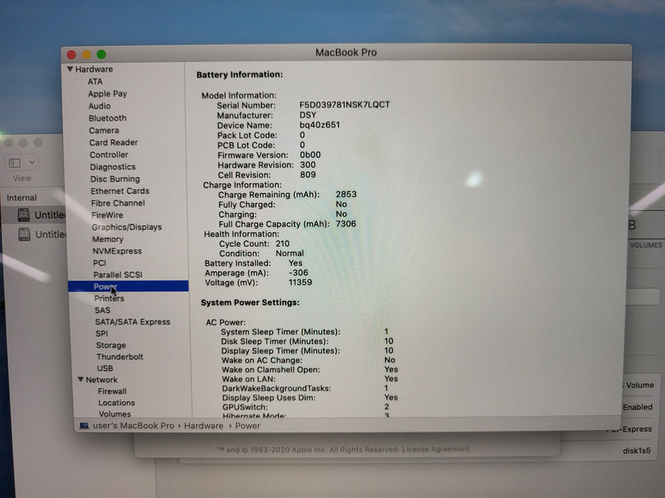 Apple MacBook Pro Touchbar 16" 2019 i7-9750H 32GB DDR4 1TB SSD 5500M GPU READ