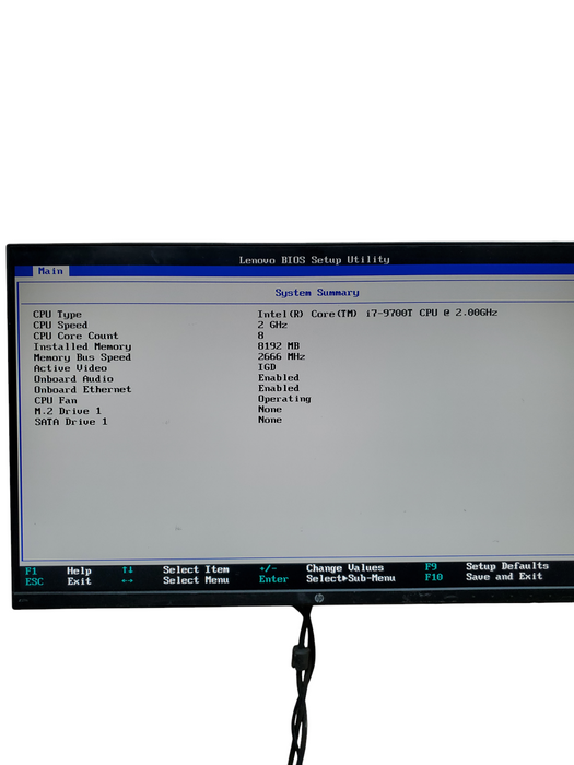Lenovo ThinkCentre M720Q USFF i5-9700T 8GB RAM NO-HDD/SSD  WIFI