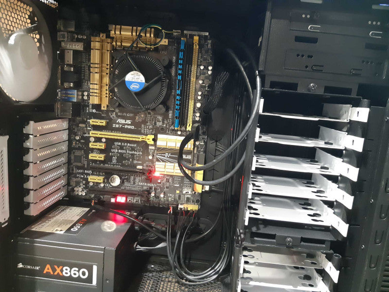 Tower Desktop, ASUS Z87-Pro Core i7-4770K CPU 3.50GHZ 8GB,1333 MHz
