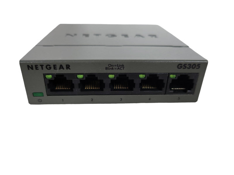 NETGEAR GS305 5-Port Gigabit Ethernet Plus Switch !