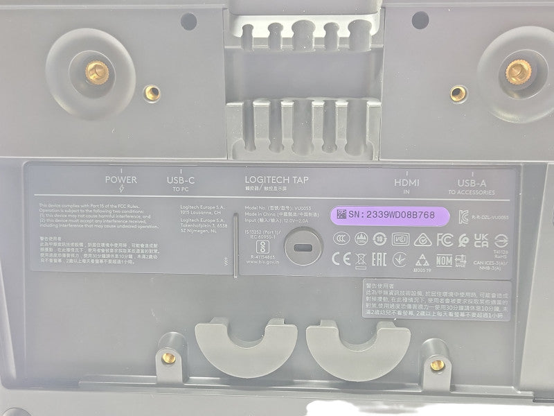 Logitech TAP VU0053 Touch Meeting Room Controller, READ _