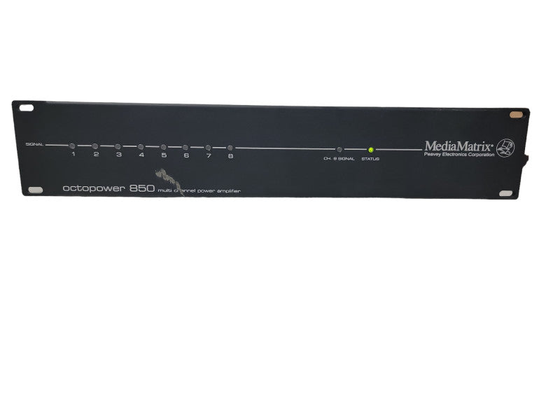 Peavey Octopower 850 Commercial 9 Channel 50w rms 4 Ohms 2U Rack-able n