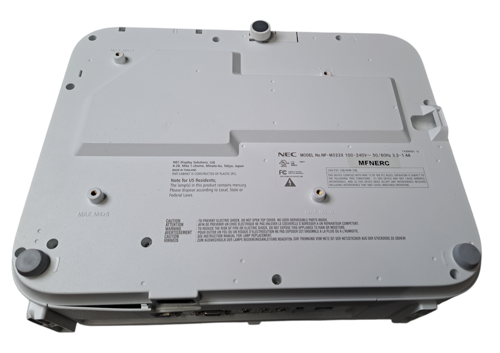NEC M322X 3200 Lumen Projector | VGA/HDMI | NP28LP Lamp