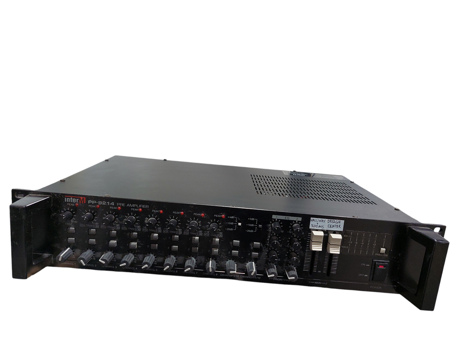 Inter M PA Public Address Pre Amplifier Model: PP-9214