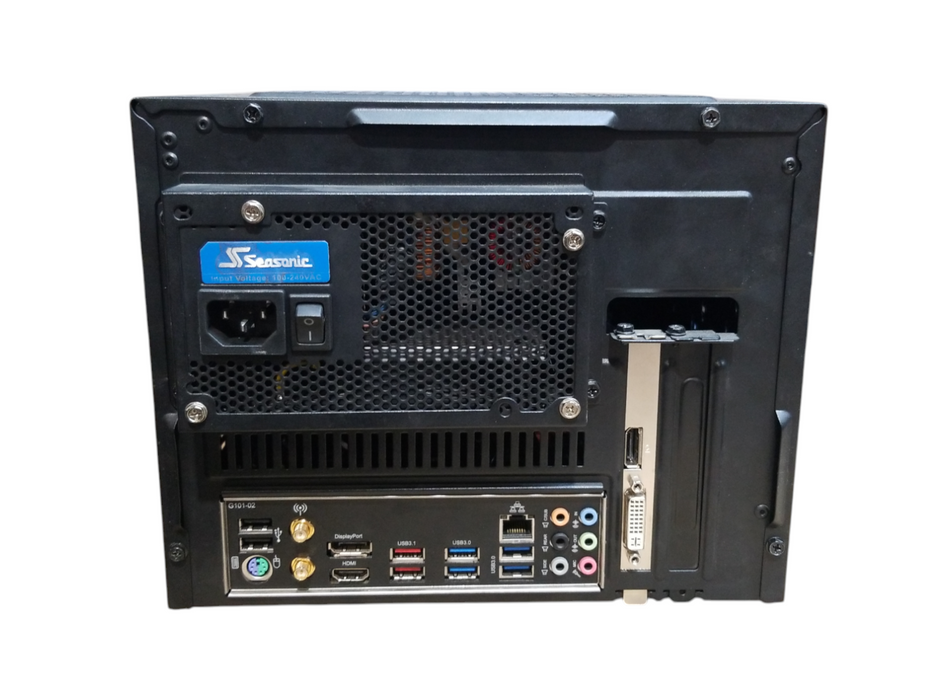 Custom Pc w/ GIGABYTE AB350N-Gaming AMD Ryzen 5 5500 CPU 8GB RAM No HDD READ