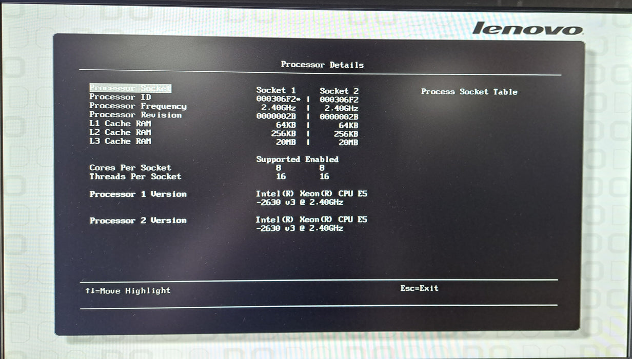 Lenovo System X3650 M5 8x 2.5" | 2x Xeon E5-2630 v3, 32GB DDR4, ServRAID M5210
