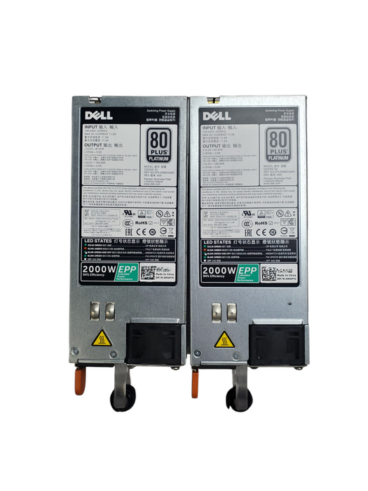 Lot 2x Dell 0MVP7C 2000W Server Power Supply - DPS-2000EB