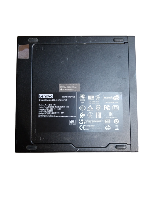 Lenovo ThinkCentre M70q Gen3 12th Gen i5-12400T CPU 16GB RAM - No HDD
