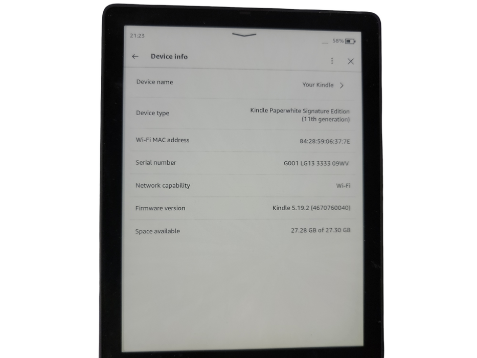 Amazon Kindle Paperwhite - 11th Gen -  32GB [B]