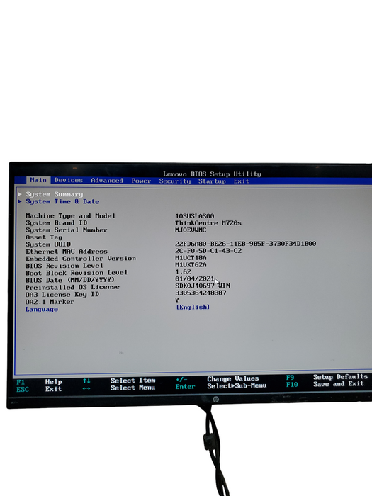 Lenovo ThinkCentre M720s SFF Intel Core I7-9700 8GB RAM NO-HDD/SSD
