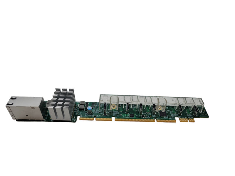 Supermicro AOC-URN6-I2XT 1U Ultra 2-port 10G RJ45, 6 NVME ports, Intel X540 + 6x OCULink NVMe Cables