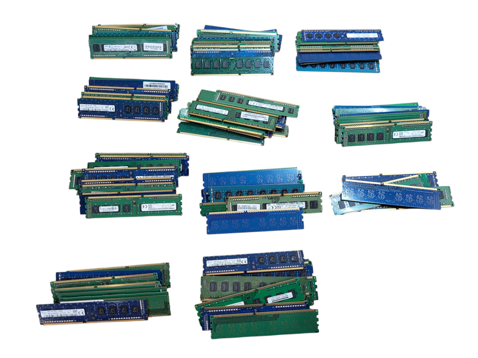 Lot of 105x Various brands 4GB PC3/PC3L Desktop RAM